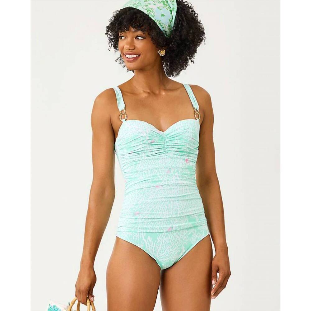 NEW LILLY PULITZER solaria one piece swimsuit in mint condition fantastical